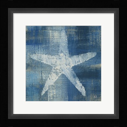 Framed Batik Seas II Print