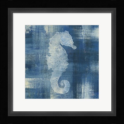 Framed Batik Seas I Print