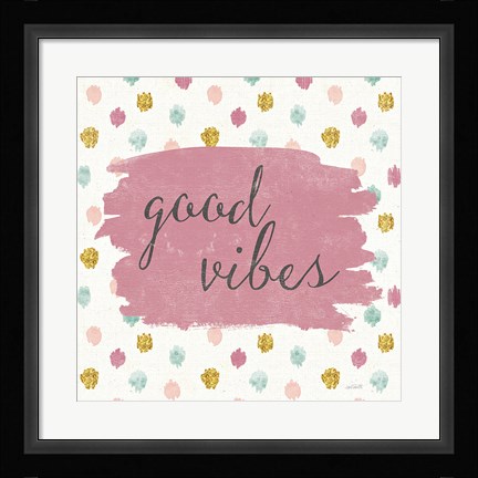 Framed Soft Deco IV Print