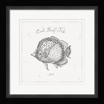 Framed Underwater Life VI Print