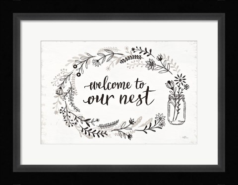 Framed Our Nest I Print