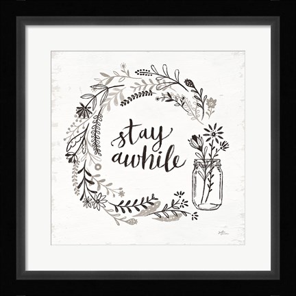 Framed Our Nest VI Print