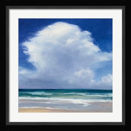 Framed Beach Clouds II Print