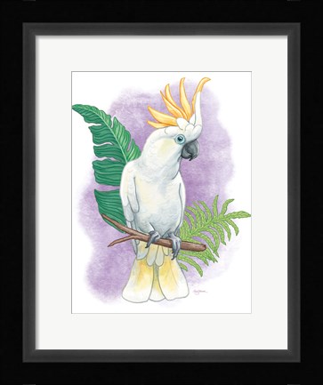 Framed Tropical Flair III Print