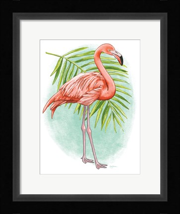 Framed Tropical Flair II Print