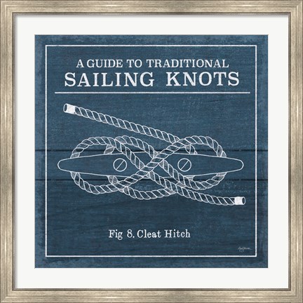 Framed Vintage Sailing Knots VII Print