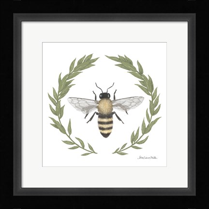 Framed Happy to Bee Home I Print