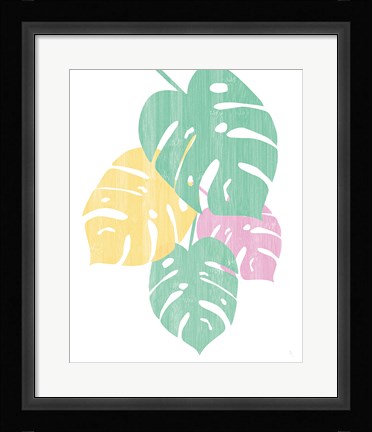 Framed Monstera IV Bright on White Print