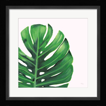 Framed Statement Palms IV Print