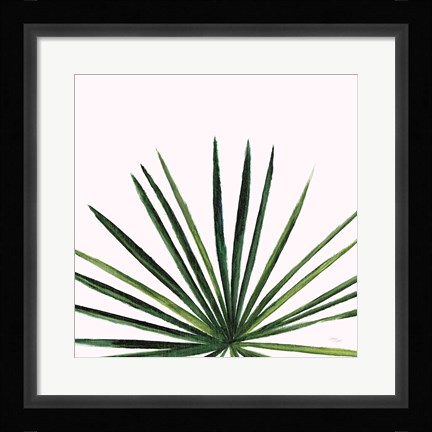 Framed Statement Palms III Print