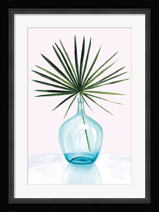 Framed Statement Palms I Print