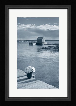 Framed By the Sea III no Border Print