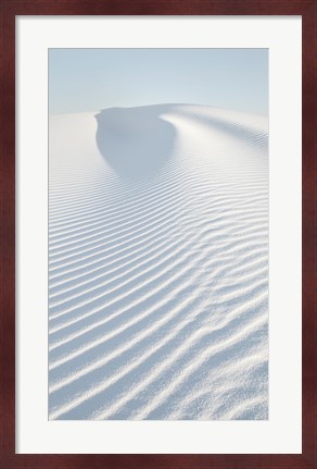 Framed White Sands II no Border Print