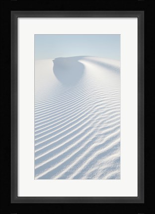 Framed White Sands II no Border Print