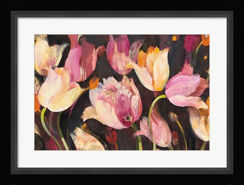 Framed Popping Tulips Print