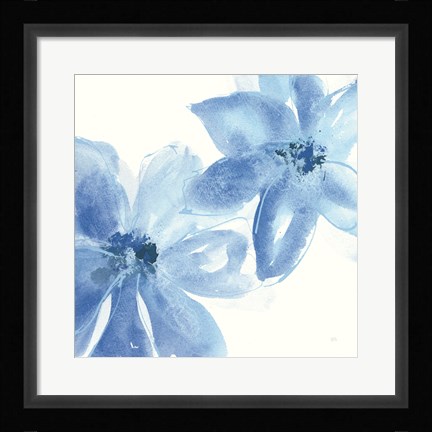 Framed Cobalt Clematis II Print
