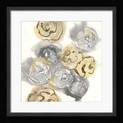 Framed Gold Edged Neutral I Print