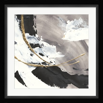 Framed Gilded Arcs I Print