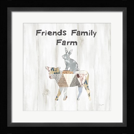 Framed Farm Family VIII Print