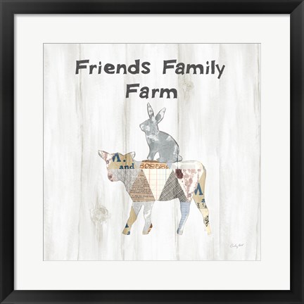 Framed Farm Family VIII Print