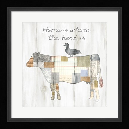 Framed Farm Family VI Print
