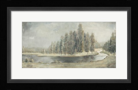 Framed Landscape Trio IV Print