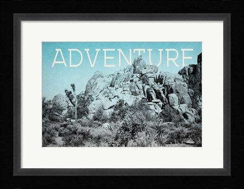 Framed Ombre Adventure III Adventure Print