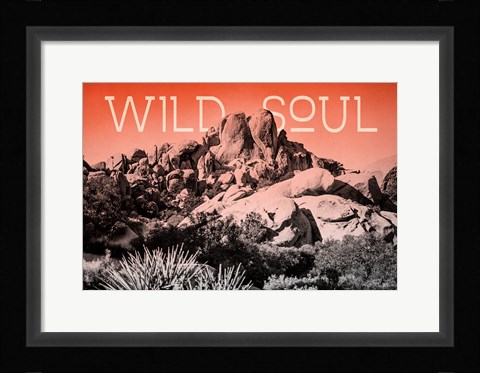 Framed Ombre Adventure II Wild Soul Print