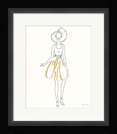 Framed Stylish Sayings II Print