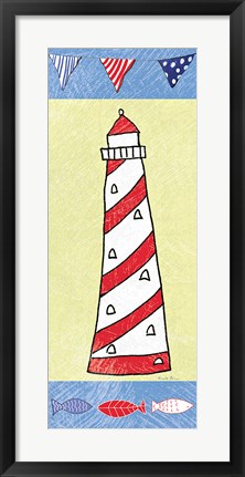 Framed Coastal Lighthouse II Print