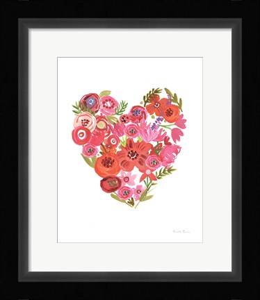 Framed Valentine Chic II no Words Print