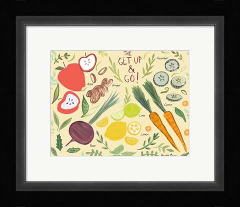 Framed Fruity Smoothie I Print