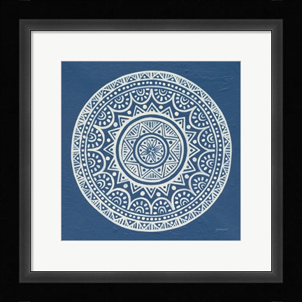 Framed Circle Designs II Print