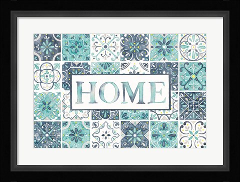 Framed Garden Getaway Home Print