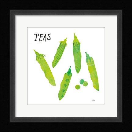 Framed Kitchen Garden III Print