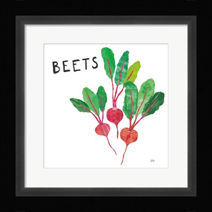 Framed Kitchen Garden V Print