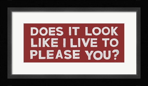 Framed Boys Sign I Print