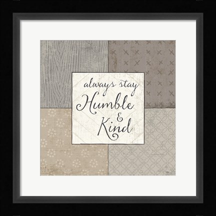 Framed Country Collage V Print