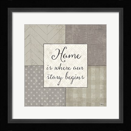 Framed Country Collage IV Print