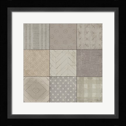 Framed Country Collage II Print