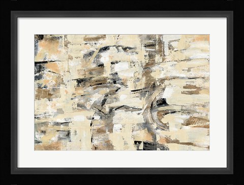 Framed Tone on Tone Print