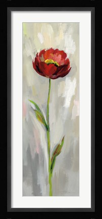 Framed Single Stem Flower II Print