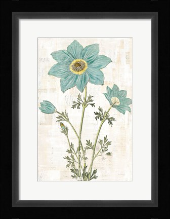 Framed Bloemen Boek VII Print