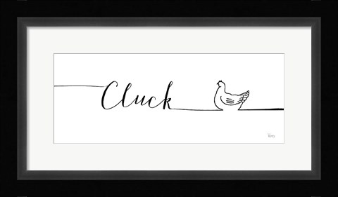 Framed Underlined Farm IV Print