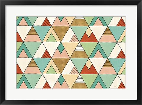 Framed Southwest Geo X Print