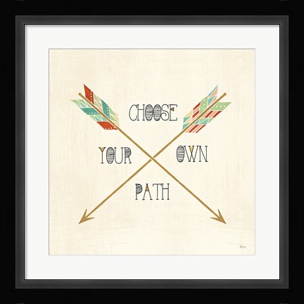 Framed Southwest Geo IV Print