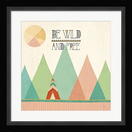 Framed Southwest Geo II Print