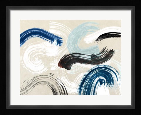 Framed Waves Print