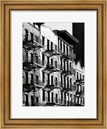 Framed Fire Escapes in Manhattan, NYC Print
