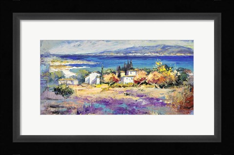 Framed Costa Mediterranea (detail) Print